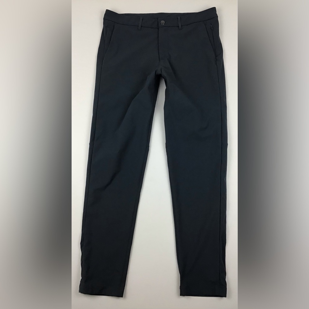 lululemon commission pant slim fit men’s 34 gray
